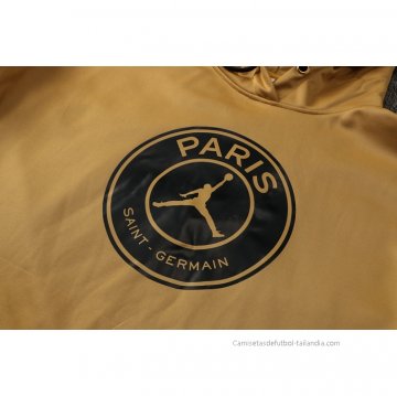 Chandal con Capucha del Paris Saint-Germain 2021-2022 Amarillo