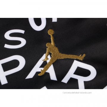 Chandal con Capucha del Paris Saint-Germain Jordan 2021-2022 Negro