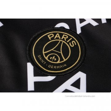 Chandal con Capucha del Paris Saint-Germain Jordan 2021-2022 Negro