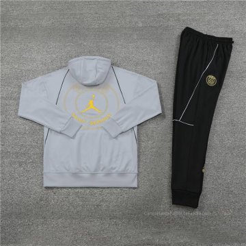 Chandal con Capucha del Paris Saint-Germain Jordan 2023 Gris