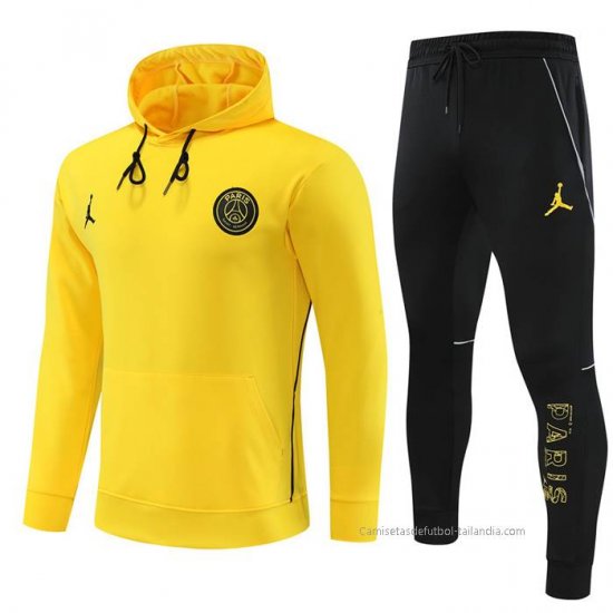 Chandal con Capucha del Paris Saint-Germain Jordan Nino 2023 Amarillo - Haga un click en la imagen para cerrar
