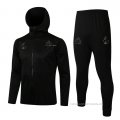 Chandal con Capucha del Real Madrid 2021-2022 Negro