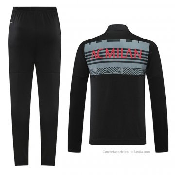 Chandal de Chaqueta del AC Milan 2022-2023 Negro
