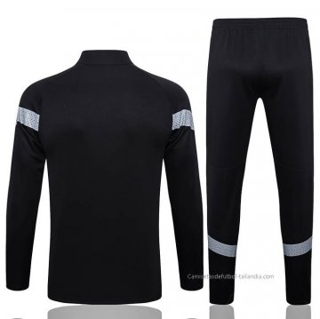 Chandal de Chaqueta del AC Milan 2022-2023 Negro y Rojo