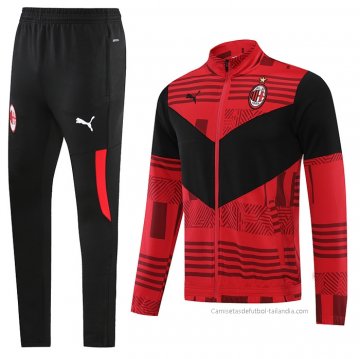Chandal de Chaqueta del AC Milan 2022-2023 Rojo