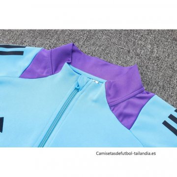 Chandal de Chaqueta del Argentina 2024-2025 Azul Claro