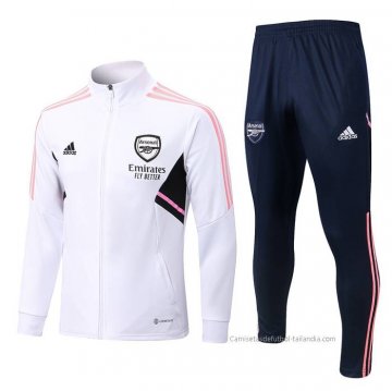 Chandal de Chaqueta del Arsenal 2022-2023 Blanco Chandal de Chaqueta del Arsenal 2022-2023 Blanco