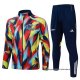 Chandal de Chaqueta del Arsenal 2025-2026 Azul Amarillo Rojo