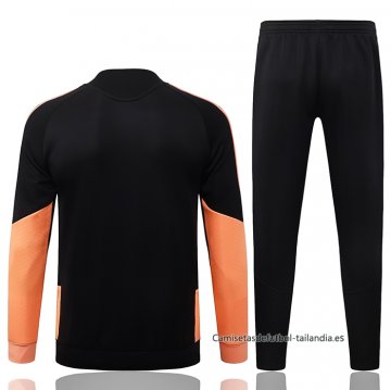 Chandal de Chaqueta del Arsenal 2026-2027 Negro Naranja