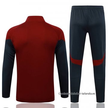 Chandal de Chaqueta del Arsenal Nino 2025-2026 Rojo Negro