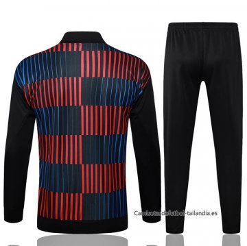 Chandal de Chaqueta del Barcelona 2024-2025 Rojo y Azul