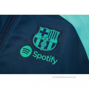 Chandal de Chaqueta del Barcelona 2023-2024 Azul