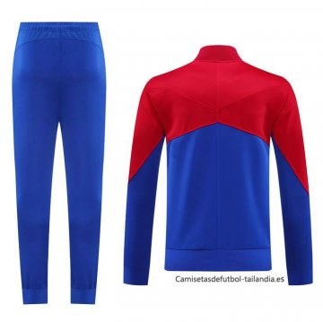 Chandal de Chaqueta del Barcelona 2024-2025 Azul
