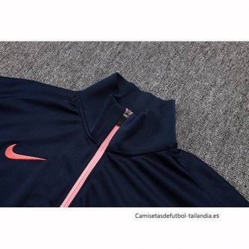 Chandal de Chaqueta del Barcelona 2025-2026 Azul Rosa
