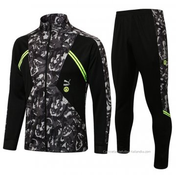 Chandal de Chaqueta del Borussia Dortmund 2021-2022 Negro Chandal de Chaqueta del Borussia Dortmund 2021-2022 Negro