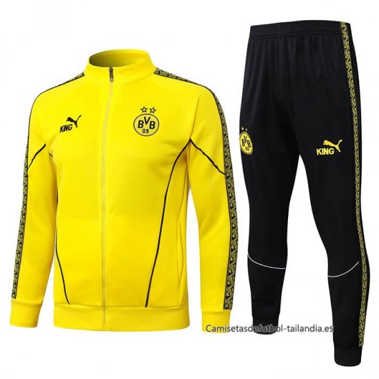 Chandal de Chaqueta del Borussia Dortmund Nino 2025-2026 Amarillo - Haga un click en la imagen para cerrar