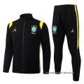 Chandal de Chaqueta del Brasil 2026-2027 Negro Amarillo