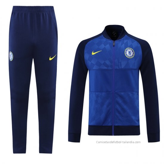 Chandal de Chaqueta del Chelsea 2021-2022 Azul - Haga un click en la imagen para cerrar