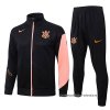 Chandal de Chaqueta del Corinthians Nino 2025-2026 Negro Naranja
