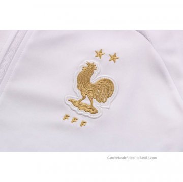 Chandal de Chaqueta del Francia 2022-2023 Blanco