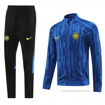 Chandal de Chaqueta del Inter Milan 2023-2024 Azul