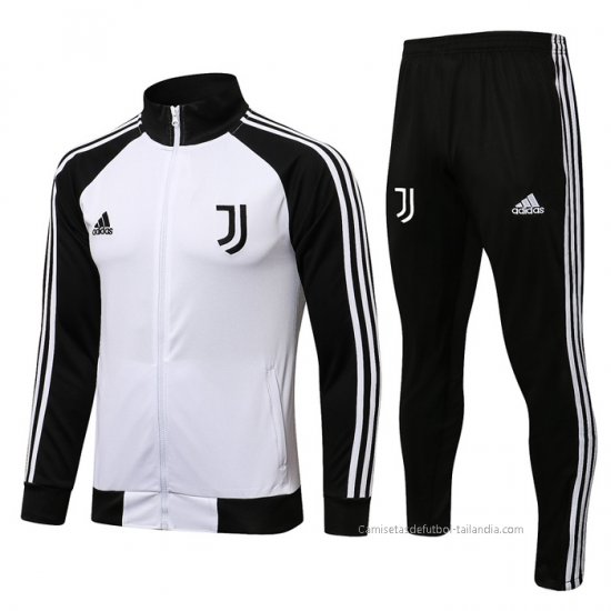 Chandal de Chaqueta del Juventus 2021-2022 Blanco y Negro - Haga un click en la imagen para cerrar