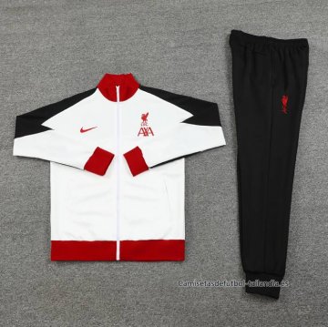Chandal de Chaqueta del Liverpool 2024-2025 Blanco