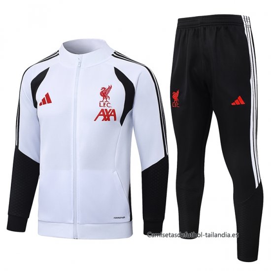 Chandal de Chaqueta del Liverpool 2026-2027 Blanco - Haga un click en la imagen para cerrar