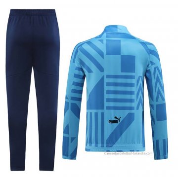 Chandal de Chaqueta del Manchester City 2022-2023 Azul Claro