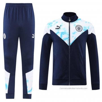 Chandal de Chaqueta del Manchester City 2022-2023 Azul Chandal de Chaqueta del Manchester City 2022-2023 Azul