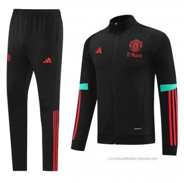 Chandal de Chaqueta del Manchester United 2023-2024 Negro