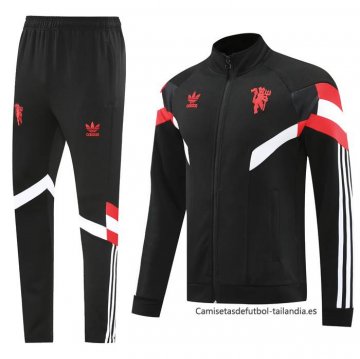 Chandal de Chaqueta del Manchester United 2024-2025 Negro