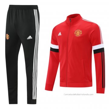 Chandal de Chaqueta del Manchester United 2021-2022 Rojo