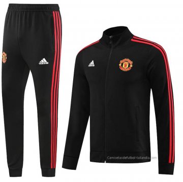 Chandal de Chaqueta del Manchester United 2023-2024 Negro