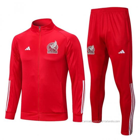 Chandal de Chaqueta del Mexico 2022-2023 Rojo - Haga un click en la imagen para cerrar