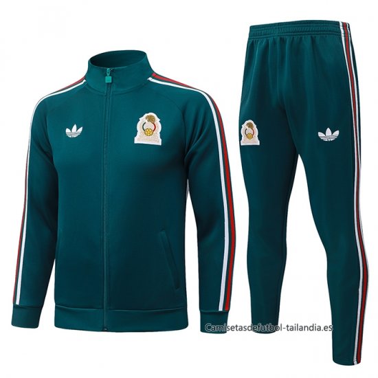 Chandal de Chaqueta del Mexico Nino 2026-2027 Verde - Haga un click en la imagen para cerrar