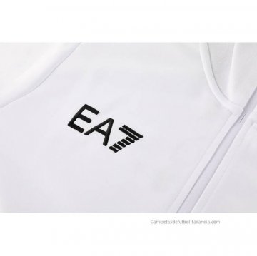 Chandal de Chaqueta del Napoli 2023-2024 Blanco