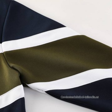 Chandal de Chaqueta del Napoli 2024-2025 Azul Verde