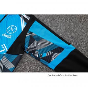 Chandal de Chaqueta del Napoli Nino 2024-2025 Azul