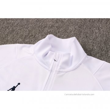 Chandal de Chaqueta del Paris Saint-Germain 2021-2022 Blanco