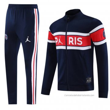 Chandal de Chaqueta del Paris Saint-Germain 2023-2024 Azul y Rojo