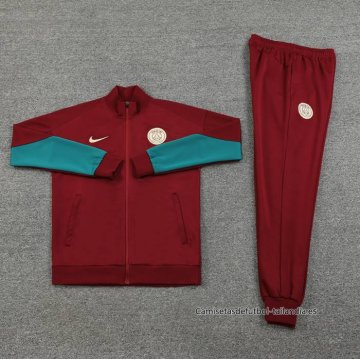 Chandal de Chaqueta del Paris Saint-Germain 2024-2025 Rojo
