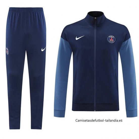 Chandal de Chaqueta del Paris Saint-Germain 2025-2026 Azul - Haga un click en la imagen para cerrar