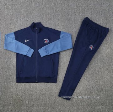 Chandal de Chaqueta del Paris Saint-Germain 2025-2026 Azul