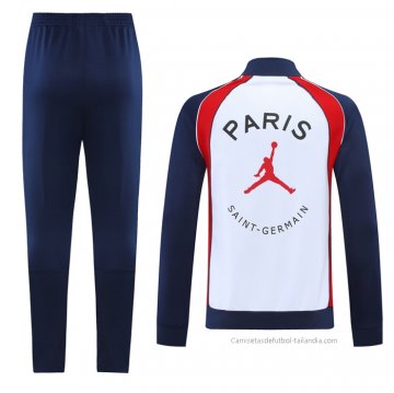 Chandal de Chaqueta del Paris Saint-Germain Jordan 2021-2022 Blanco