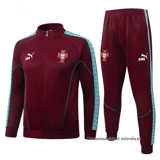 Chandal de Chaqueta del Portugal Nino 2026-2027 Rojo - Haga un click en la imagen para cerrar