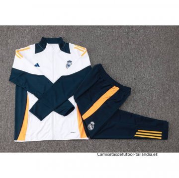 Chandal de Chaqueta del Real Madrid 2024-2025 Blanco