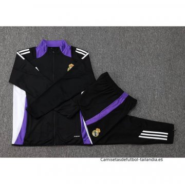 Chandal de Chaqueta del Real Madrid 2024-2025 Negro