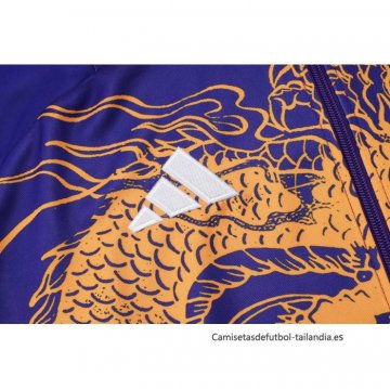 Chandal de Chaqueta del Real Madrid Dragon 2024-2025 Purpura