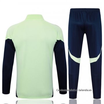 Chandal de Chaqueta del Real Madrid Nino 2025-2026 Verde